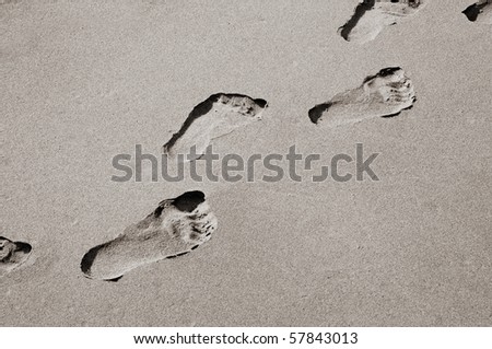 footprints poem. image footprints Manfoot