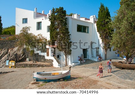 CADAQUES, SPAIN - JULY 7: House-Museum Salvador Dali on July 7, 2010 in Cadaques, Spain. This is the house were lived and worked the genius Salvador Dali.