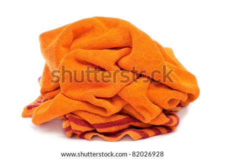 Orange Beach Towel