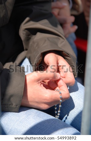 praying hands rosary tattoo. Praying+hands+with+rosary+