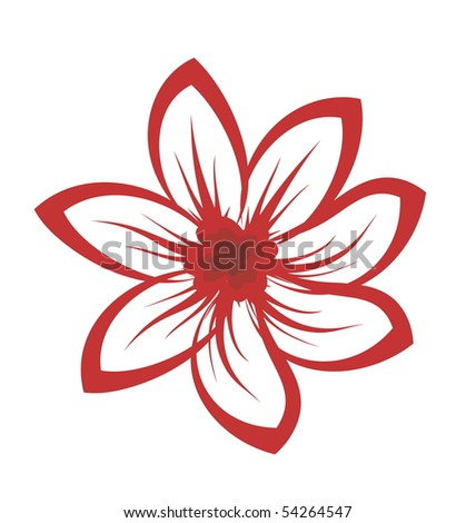 cartoon flowers images. stock photo : Cartoon