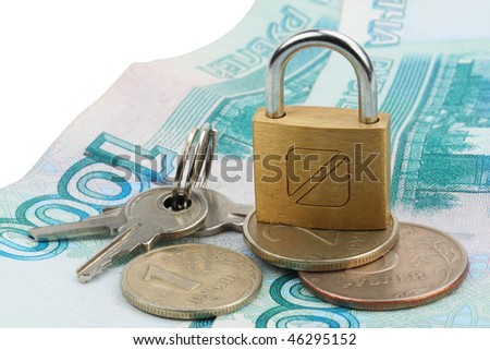 Money locked on lock