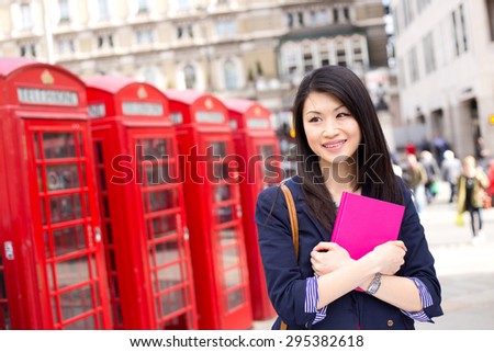 a beautiful young chinese student in London