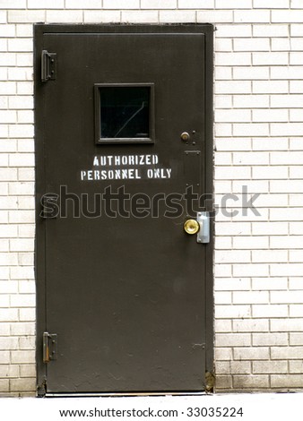 metal security door