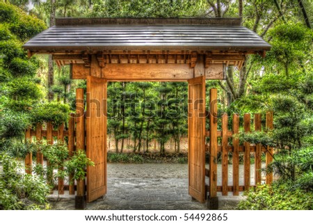 japanese style gate