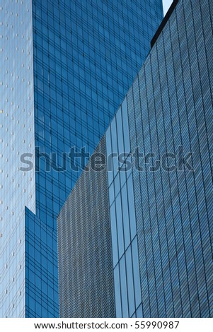 windows on a modern office building making a background pattern effect