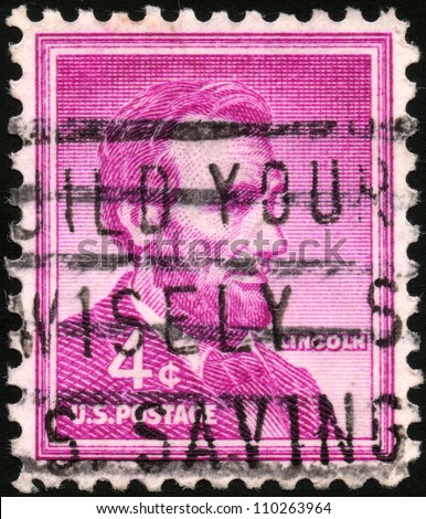USA - CIRCA 1954: A stamp printed in USA from the \