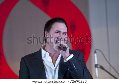 MOSCOW - MARCH 5: Russian singer Valery Meladze on a concert dedicated to the International Women\'s Day at Supreme Court of Russian Federation on March 5, 2011 in Moscow, Russia