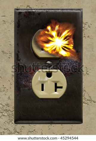Electrical Outlet burning-Safety and In servicing