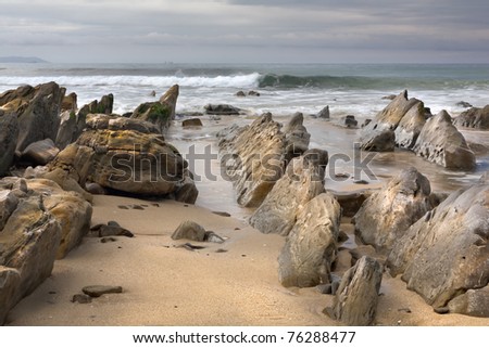 Pictures Of Rocks In The Ocean. rocks near the Ocean,