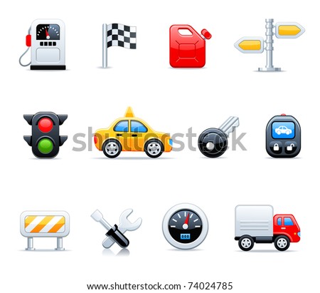 Vector Car Icons - 74024785 : Shutterstock