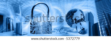 Wireless computer security theme