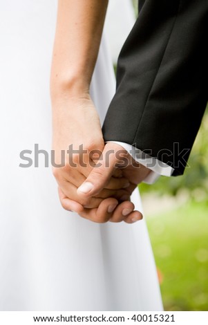 stock photo Wedding hands