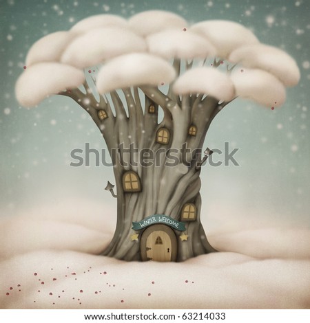 stock photo : Winter Welcome