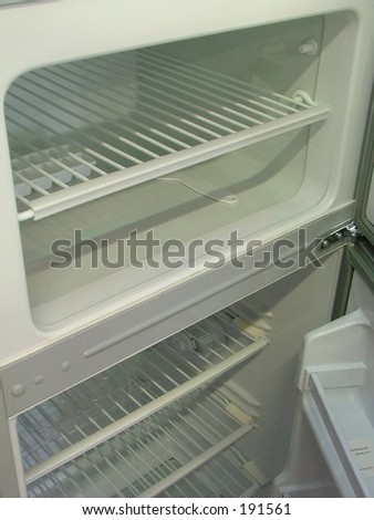 inside a fridge