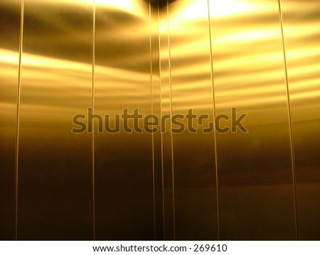 corner of the elevator from inside