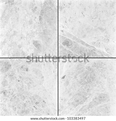 Four different white marble texture. (high.res.)