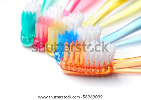 Colorful Toothbrushes