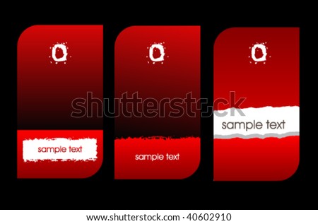 modern real estate business cards. stock vector : Set of modern,