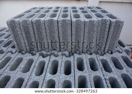 White brick for construction