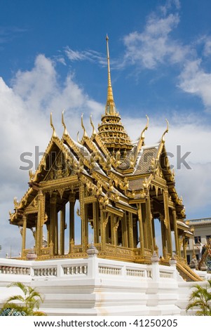 Thailand, Bangkok.The temple in the Grand palace area.