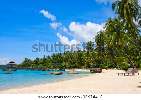 Beautiful tropical beach in island Koh Kood , Thailand