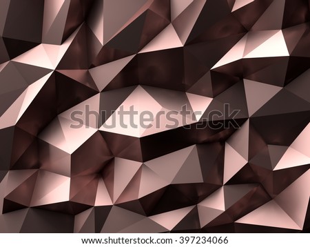 Rose Gold Low Poly Background