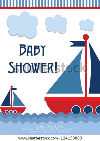 baby shower card design vector illustration baby shower card design vector illustration