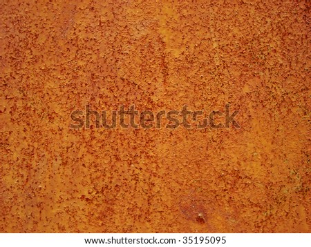 illustration of orange aged rust pattern, background