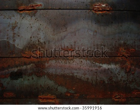 illustration of iron aged rust pattern, background