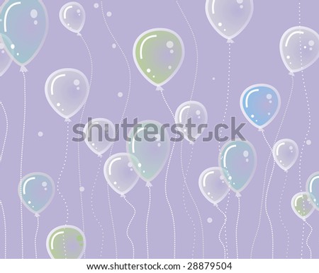funny background with balloons