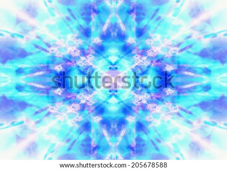 Light blue and purple kaleidoscope background pattern