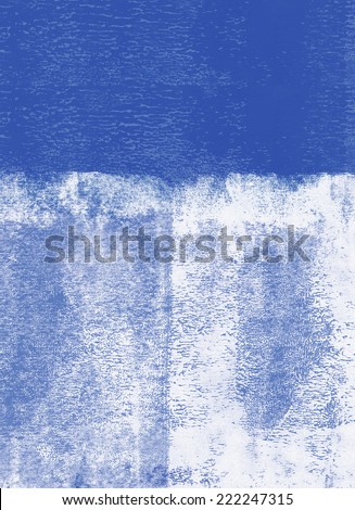 Blue rolled paint background