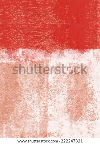 Red rolled paint background