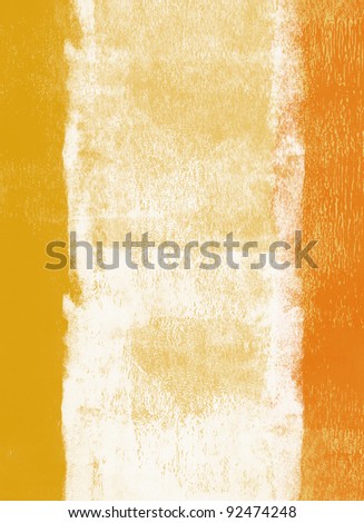 Orange and yellow rolled paint background