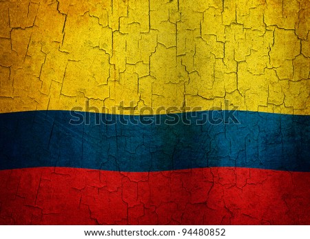 stock photo : Colombian flag