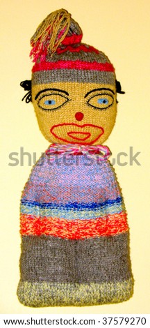 knitting hand made toy
