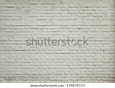 Grungy textured white horizontal stone and brick paint architecture wall inside old neglected and deserted interior, masonry and carpentry brickwork concept