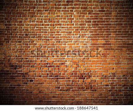 Abstract weathered texture of stained old dark stucco brown and painted red, yellow brick wall background in rural room Grungy rusty blocks of stonework tech darken retro color architecture wallpaper