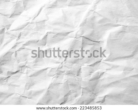 Perspective and closeup view to abstract space of empty light gray and white natural clean paper and card pattern texture for the traditional business background in jamming lines, folds and wrinkles
