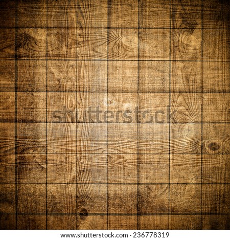 Illustration background of brown old natural wood planks Dark aged empty rural room with tree floor pattern texture Closeup gold view surface of retro pine red logs inside vintage light warm interior