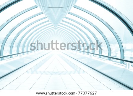 Light Blue Hallway