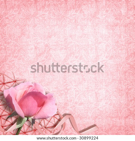 stock photo Pink wedding background