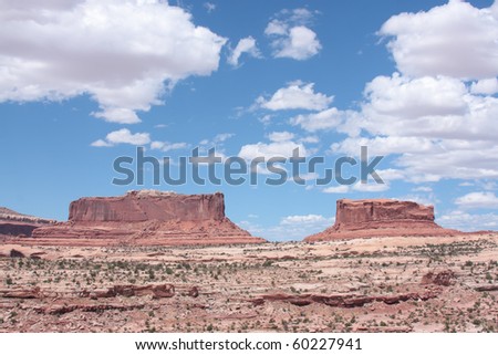 Red rock Utah landscape near Moab