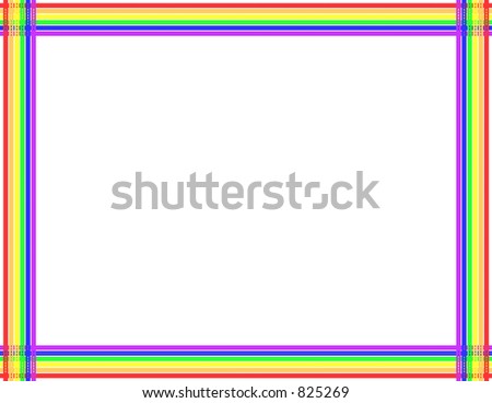 Rainbow Border