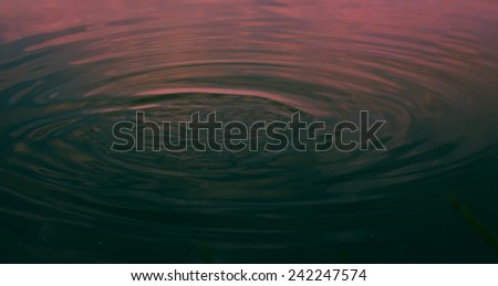 artistic adaptation of surface ripples on a body of water