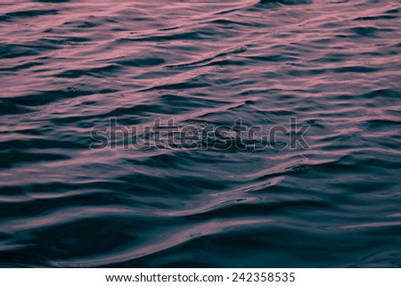 artistic adaptation of the surface of a body of water