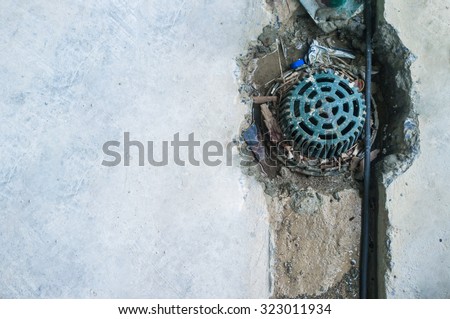 Dirty Roof Drain