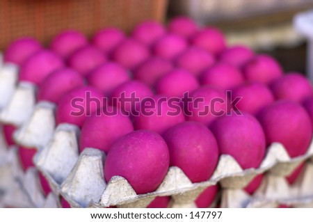 Preserved Eggs, Baguio market, Philippines