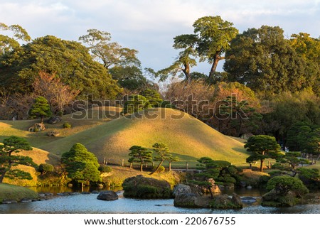 Suizenji Park. Kumamoto. Japan. It was built by the Hosokawa family in the 17th century.